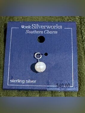 Belk Silverworks White Pearl Sterling Silver Charm